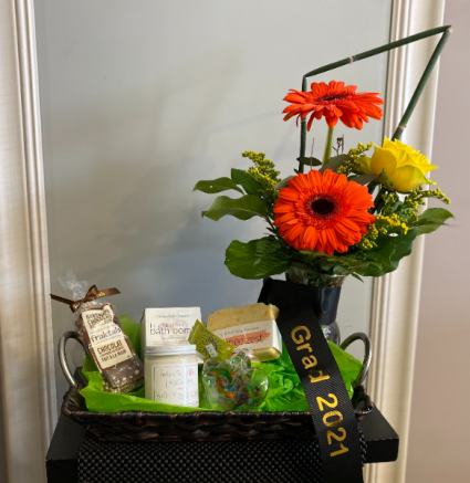 grad basket Flower Arrangement basket