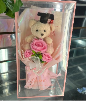 Graduate bear Gift baskets