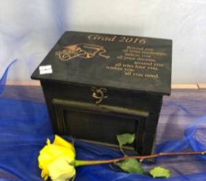 Graduate of 2020 rustic box Personalized with name and verse