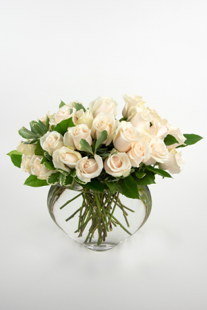Grand Boho White Roses Luxury 