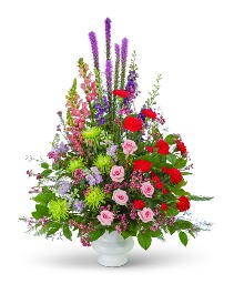 Grand Garden Urn Sympathy Arrangement