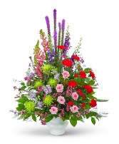 Grand Garden Urn Sympathy Arrangement