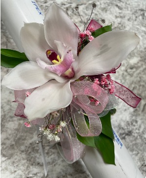 Grand Orchid Wristlet Corsage Orchid Wristlet w/Bling