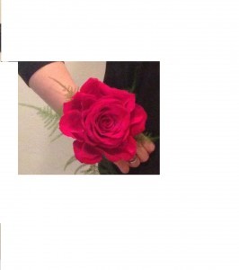 Grande Rose Corsage