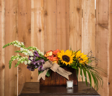 Grandma's Window Box Floral Basket