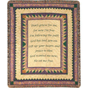 Grandmother Woven Throw in Springfield, IL | FLOWERS BY MARY LOU Grandmother Woven Throw in Springfield, IL | FLOWERS BY MARY LOU