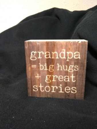 Grandpa Word Block Gifts