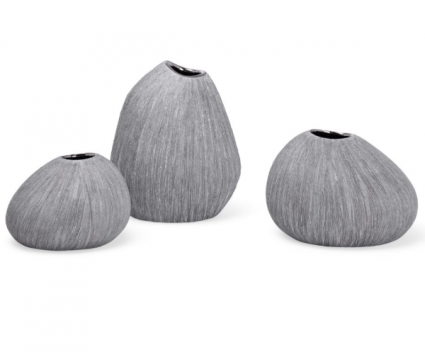 Granite Trio Mini Bud Vase set