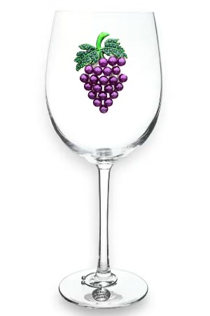 Grapeful Wine Glass in Gift Box 