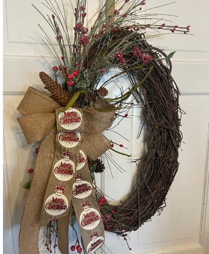 Grapevine and Berries Wreath 