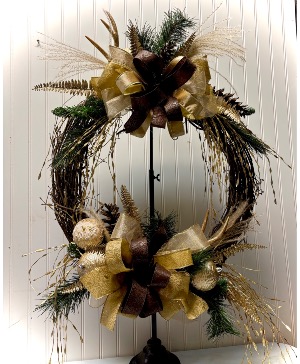 Grapevine Winter Wreath 