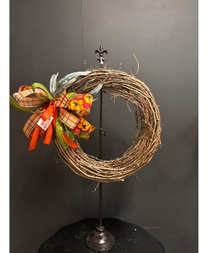 Grapevine Wreath ribbon