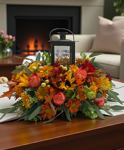 Grateful & Blessed Lantern Centerpiece 