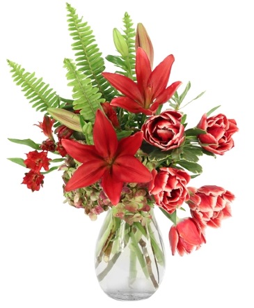 Grateful Garnet Floral Design in Fort Worth, TX | DAVIS FLORAL DESIGNS