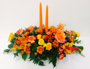 Grateful Gathering Oblong Centerpiece in Boise, ID | HEAVENESSENCE FLORAL & GIFTS Grateful Gathering Oblong Centerpiece in Boise, ID | HEAVENESSENCE FLORAL & GIFTS
