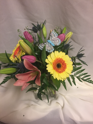 Grateful to have you cube vase