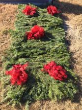 Grave blankets  Christmas 