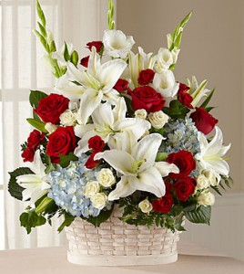 Greater Glory Funeral Basket in Richland, WA | ARLENE'S FLOWERS AND GIFTS