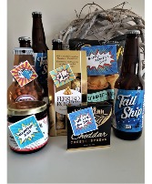 GREATEST DAD BASKET Beer, cheese and snacks
