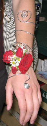 Wrist Corsage-The Grecian  Custom Design. Please call for details and pricing