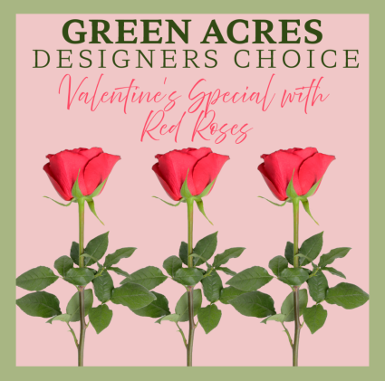 Green Acres' Designer's Choice Fresh Floral Arrangement