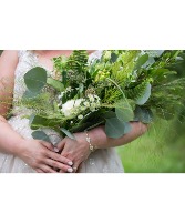 Green and White  bouquet