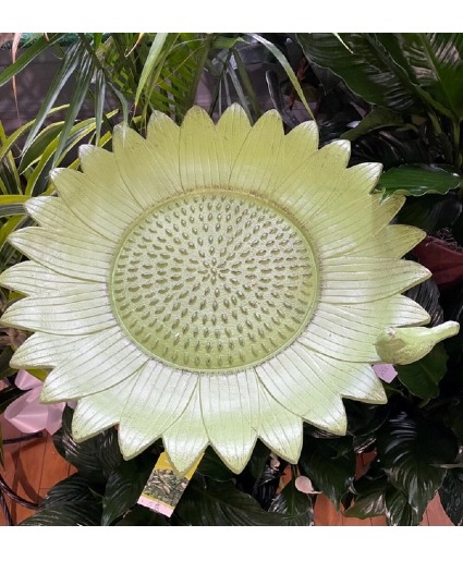 Green Bird Bath Giftware