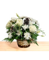 Snowfall  Basket Arrangement