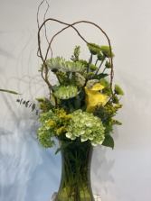 Green goddess vase 