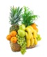 Green Goodness Fruit & Plant Basket Gift Basket