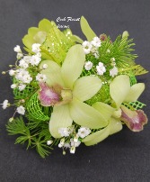 Green Orchid Wrist Corsage 