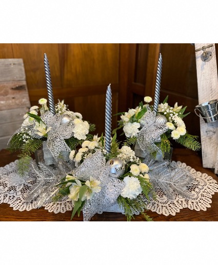Silver Bells Centerpiece