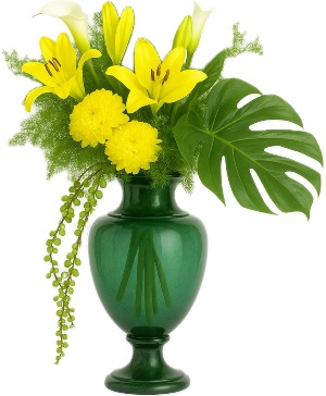 Green Radiance Floral Arrangement