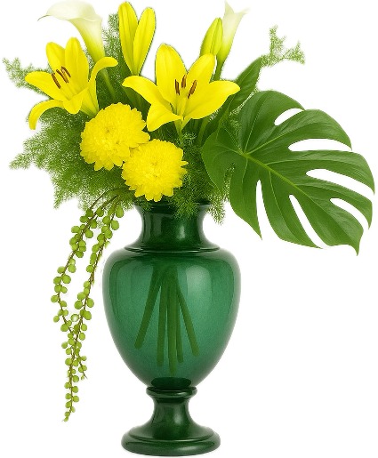 Green Radiance Floral Arrangement