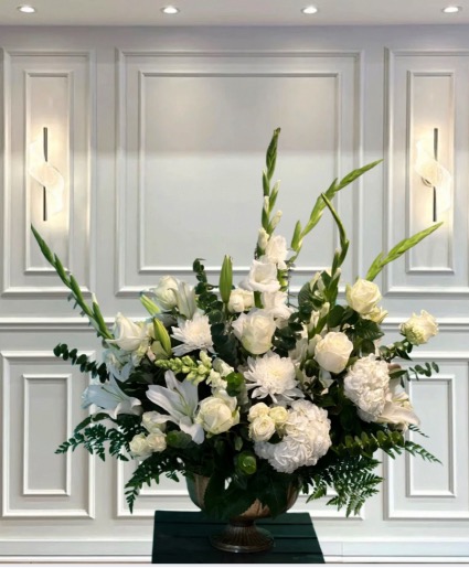 Green Valley Grace Sympathy Arrangement