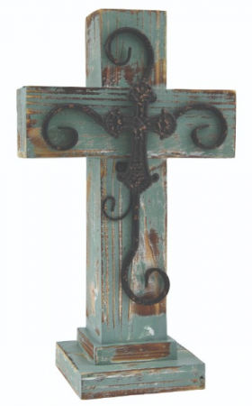 Green Wooden Cross Temporarily unavailable