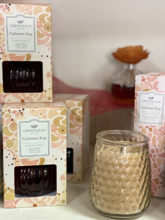 Greenleaf's Cashmere Kiss Gift Item - Candle Line 