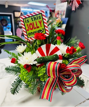 Grinch arrangement Fresh Christmas arrangement