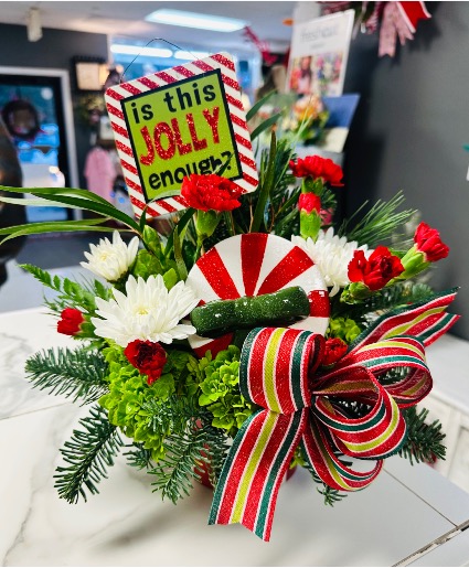 Grinch arrangement Fresh Christmas arrangement