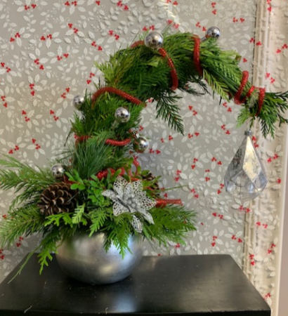 Grinch it UP Flower Arrangement