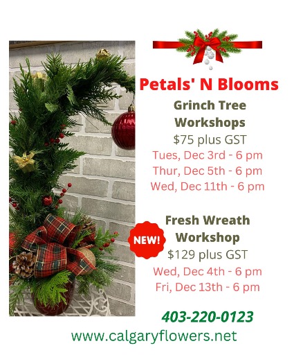 Grinch Tree & Fresh Wreath Workshops 