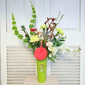 Grinch Tumbler Arrangement  