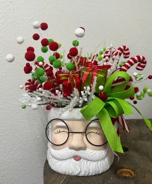 Grinchmas Christmas Silk Arrangement