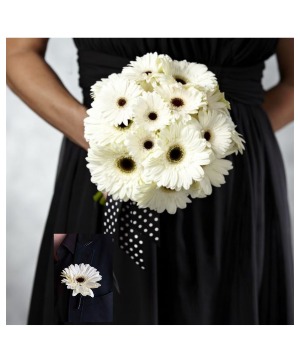 Gerbera Elopement Package Wedding Flower Packages