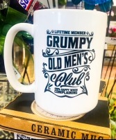 Grumpy Old Men's Club Ceramic Mug 