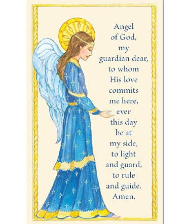 Guardian Angel Prayer Card Add-on in Croton On Hudson, NY | Marshall's at Cooke's Flowers