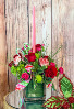 Gumdrops and Roses  Christmas Arrangement