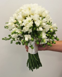 Freesia Bridal bouquet 