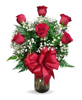 Half a Dozen Red Roses 