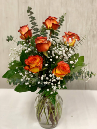 Half Dozen High Magic Roses  Valentine's Roses 